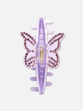 Emijay purple butterfly claw clip